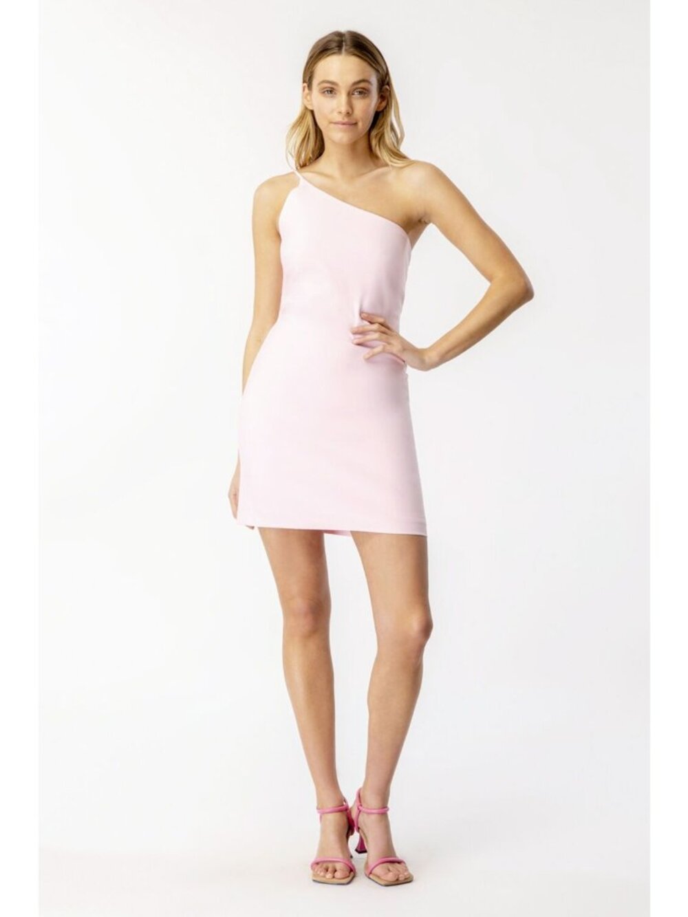 BARDOT Pink Lisbet One Shoulder Mini Dress Size XXL NEW NWT